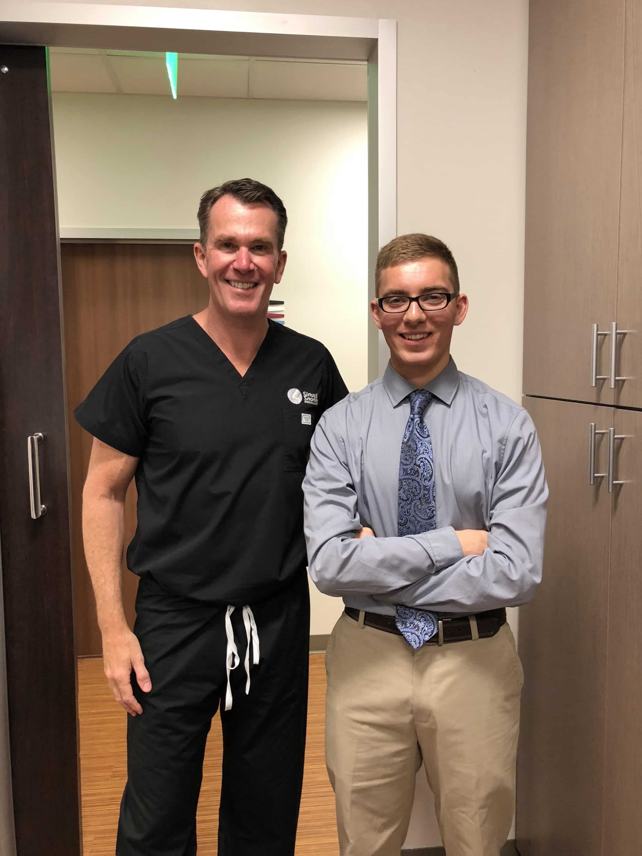 Dr. Daniel Slaughter & Pre-Med Student | Sinus & Snoring Specialists 