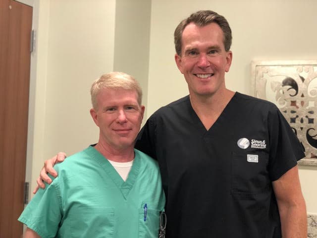 Rusty Stevens, MD observes Dr. Slaughter | Sinus & Snoring Specialists