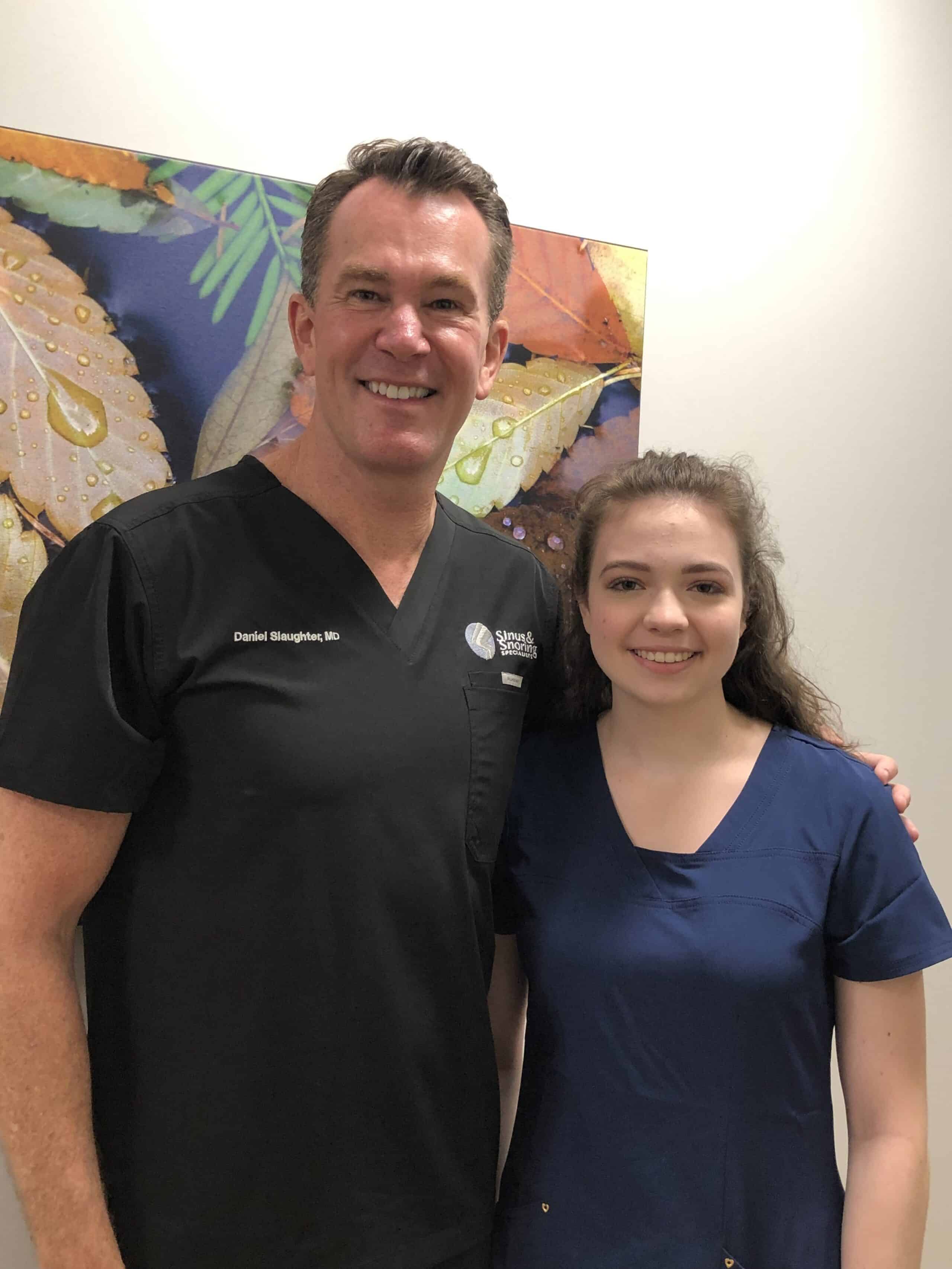 Pascale, High School student shadowed Dr. Slaughter
