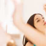 Woman Using Neti Pot