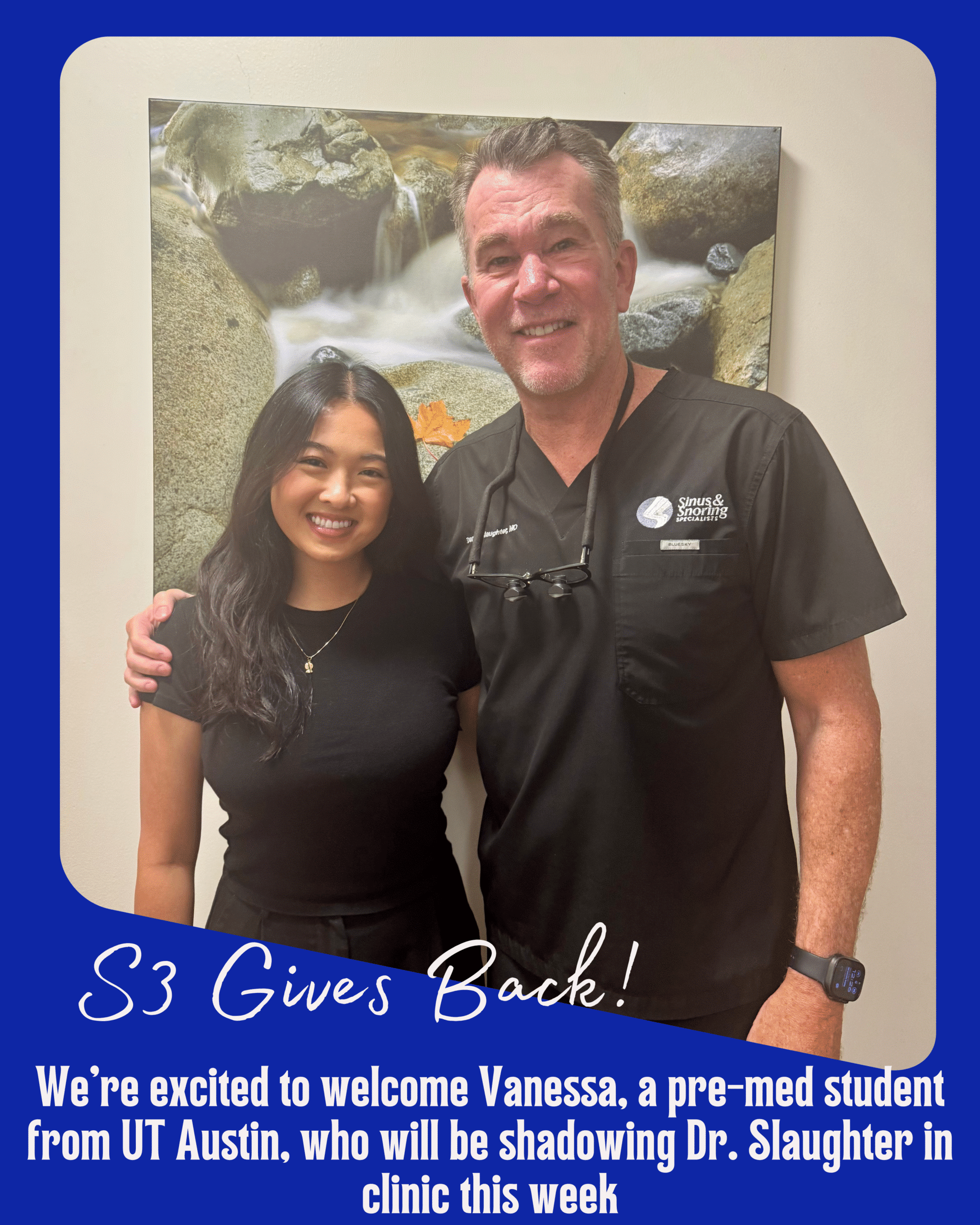 Good luck to Vanessa as she embarks on her exciting journey!