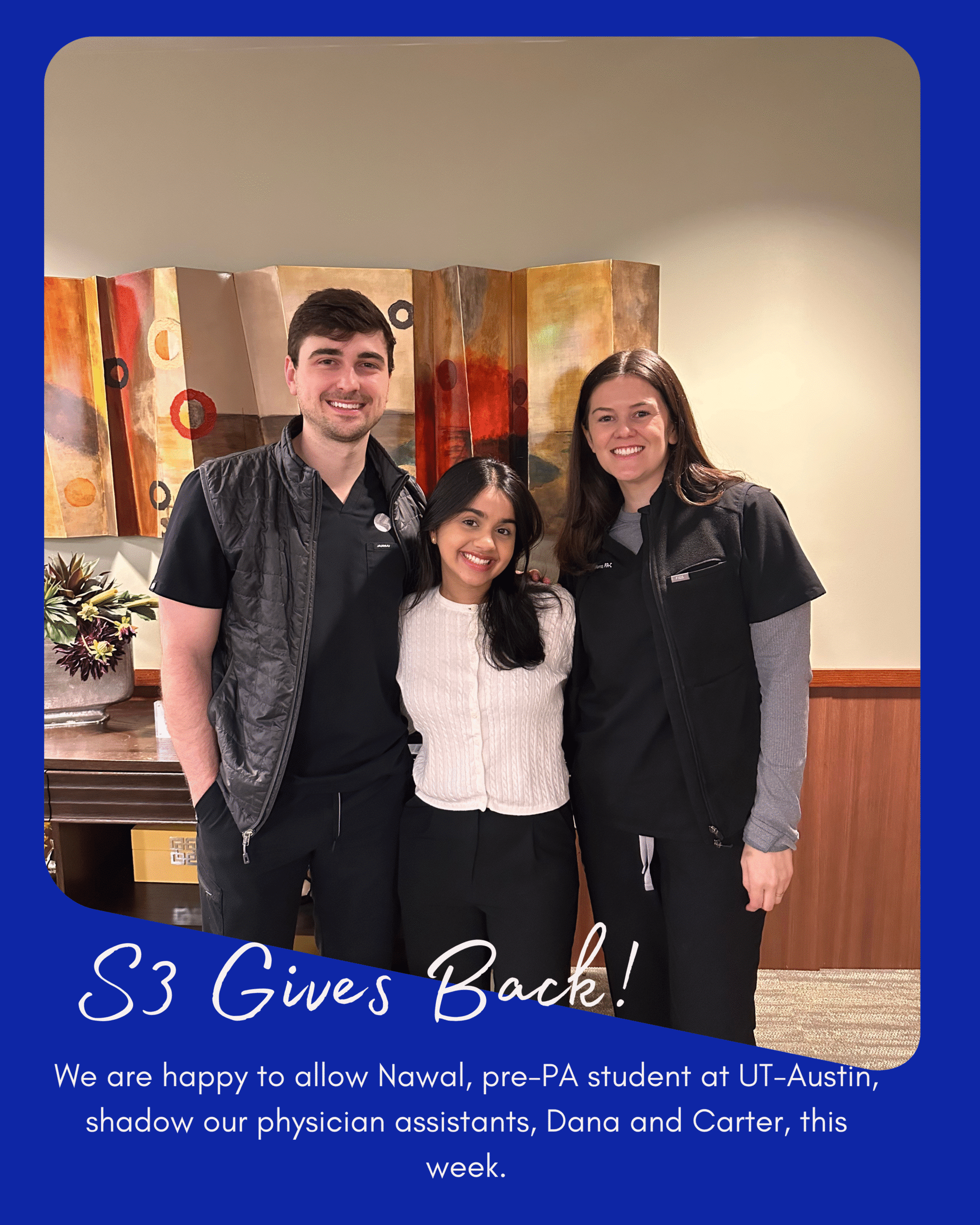 We want to wish Nawal all the best in her journey!